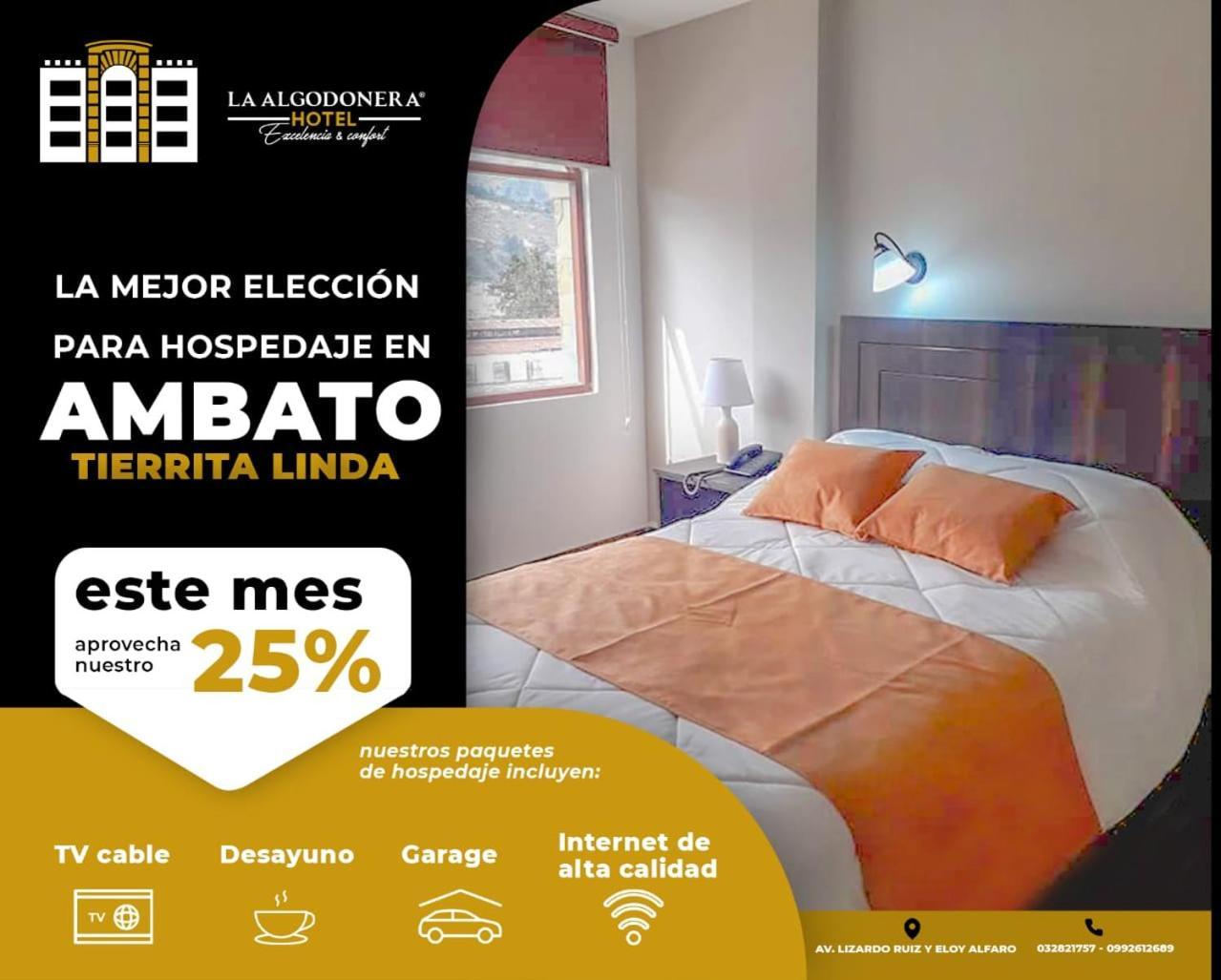 Hotel La Algodonera Ambato Chambre photo